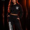 Conjunto de moletom Cunhadas preto